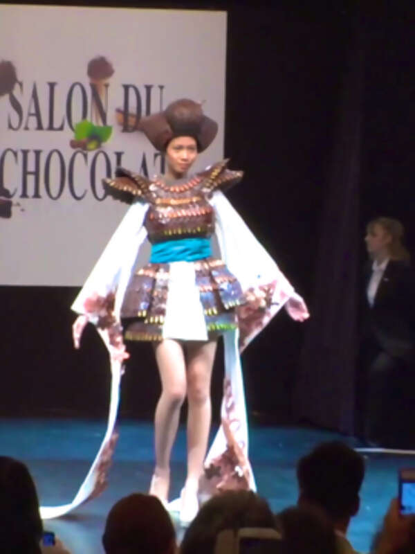 Forget Chocolate Bunnies. Check out this Video of Chocolate Dresses in a Paris Fashion Show