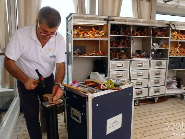 Video: Meet the Cobbler Hand-Crafting Italian Sandals on the Silver Muse