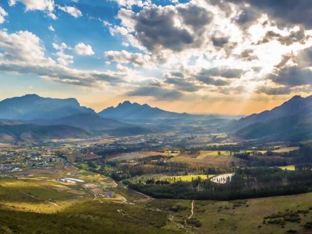 Hot Air Ballooning Over the Cape Winelands with Champagne & Breakfast