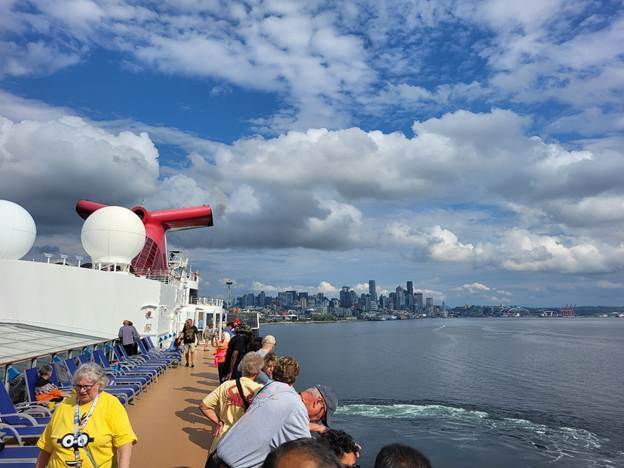Seattle downtown from Cruise