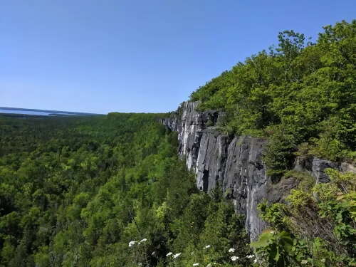 Depart But Not Before Hiking to Cup and Saucer Bluffs