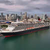 Cunard's Dazzling Queen Elizabeth Arrives in Miami for the First Time
