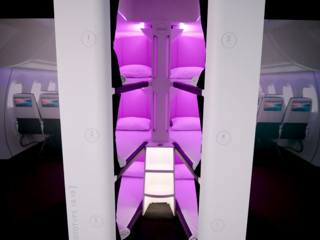 Lie Flat Beds in Economy Class?  This Airline Says,