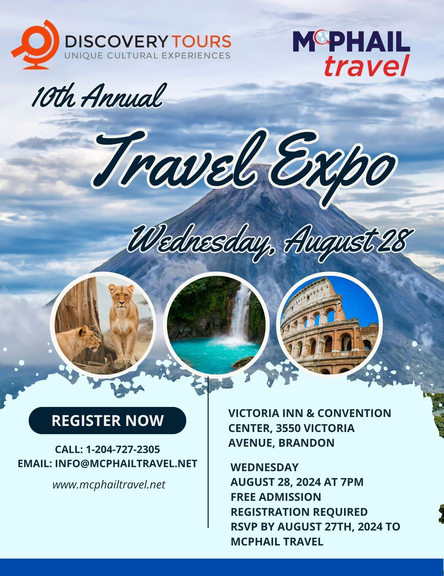 Countdown to Adventure: Join Us on Wednesday August 28th  for Our 10th Annual Travel Expo!