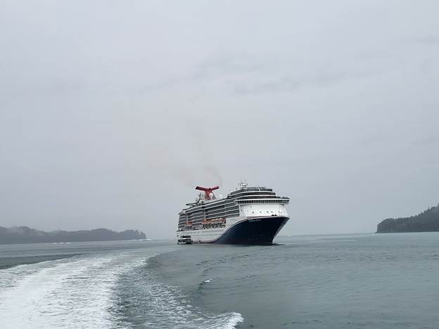 A cruise ship sailing in the sea
AI-generated content may be incorrect.