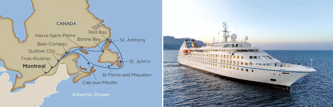 Cruise Atlantic Canada without stopping in USA