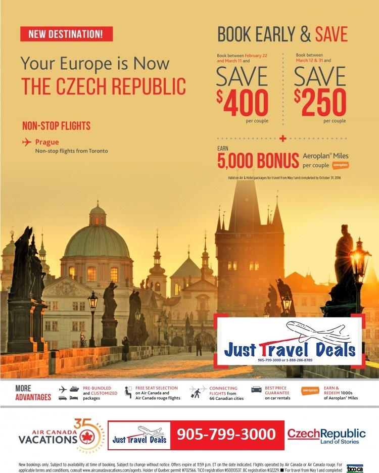 Czech Republic Vacations Save $400 on Flights, Hotels and Cheap Flights