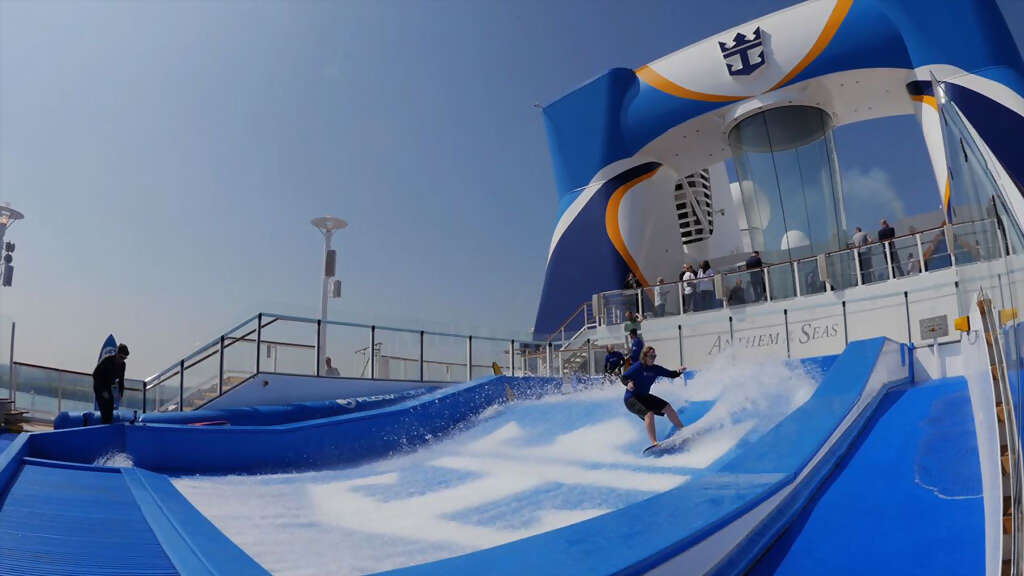 Surf’s Up on Royal Caribbean’s FlowRider