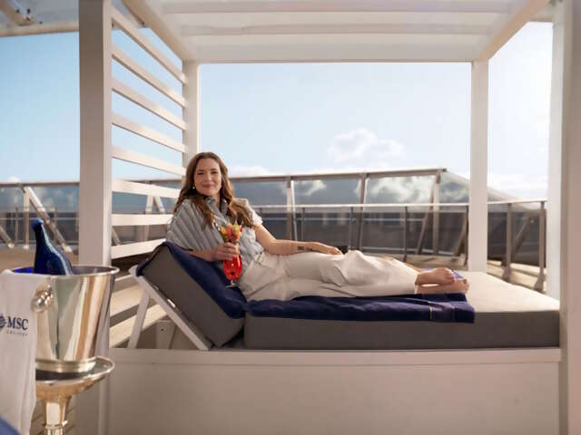 MSC Cruises Selects Drew Barrymore as Godmother of New Flagship Msc World America