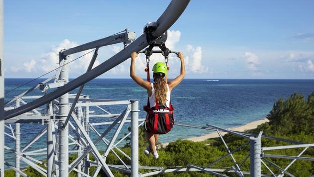 Roll glider at Dreams Natura Resort & Spa.