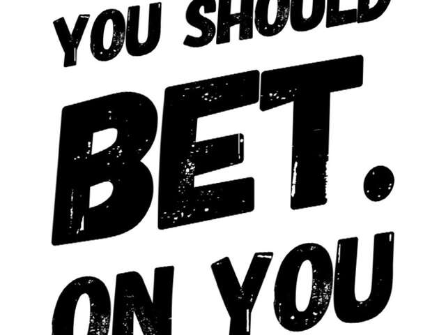You should