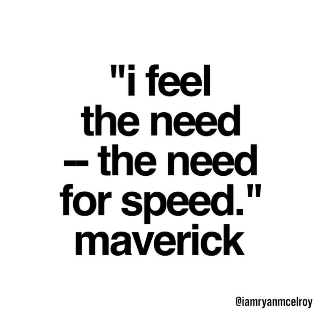 Speed kills!