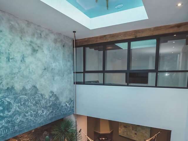 Superhost Andres’s house is near the heart of town, so the serene paths of Parque Juarez, the pink spires of the Parroquia, and s