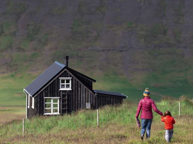 Superhost Kristján’s cottage isn’t far from scenic waterfalls and Viking hot springs, but you might have a hard time leaving your