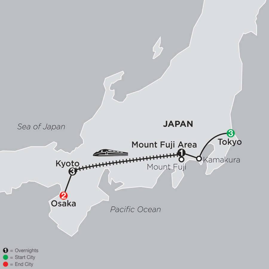 Classic Japan: The Golden Route with Osaka