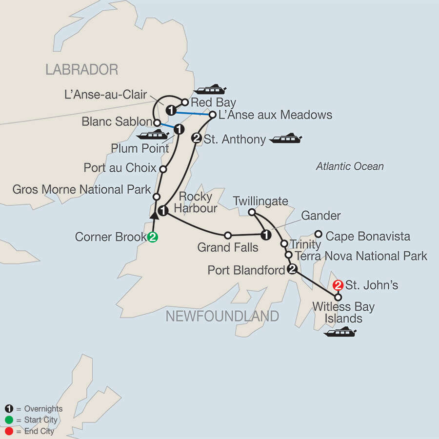 Newfoundland & Labrador with Iceberg Festival