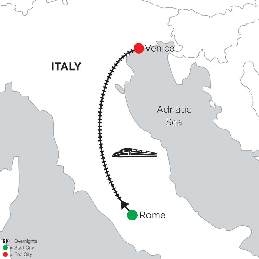3 Nights Rome & 4 Nights Venice
