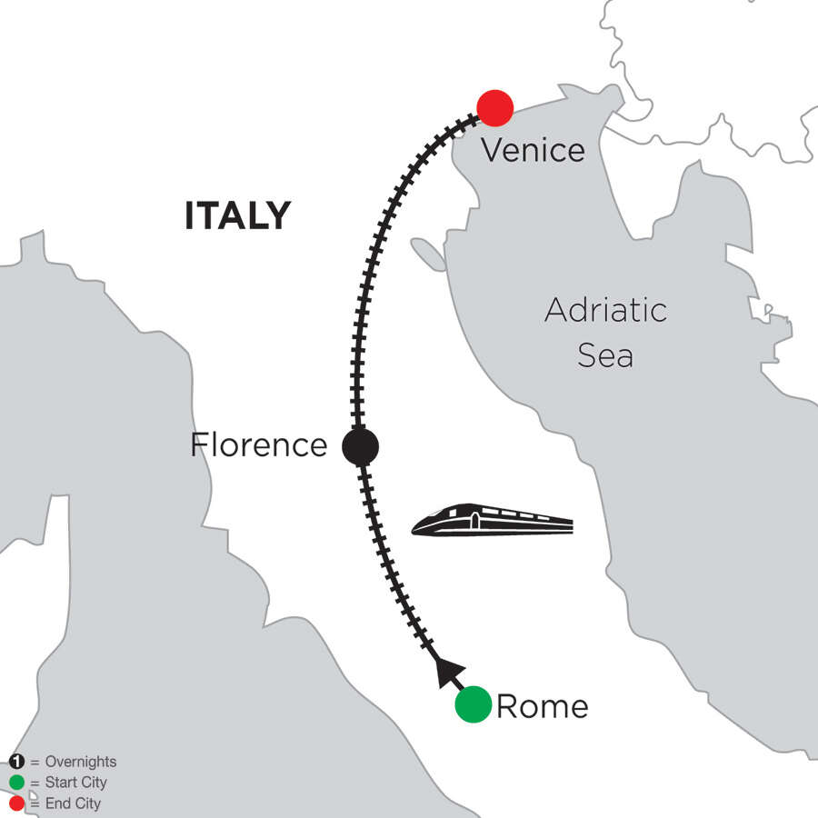 4 Nights Rome, 2 Nights Florence & 4 Nights Venice
