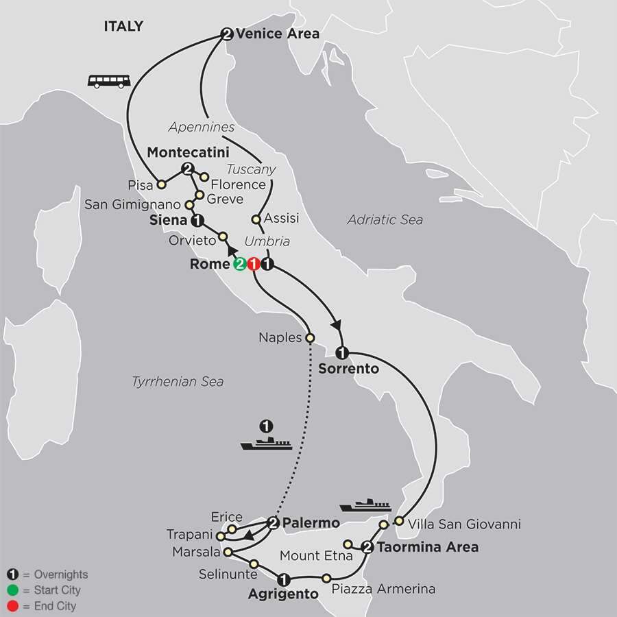 The Splendors of Italy with Sicily