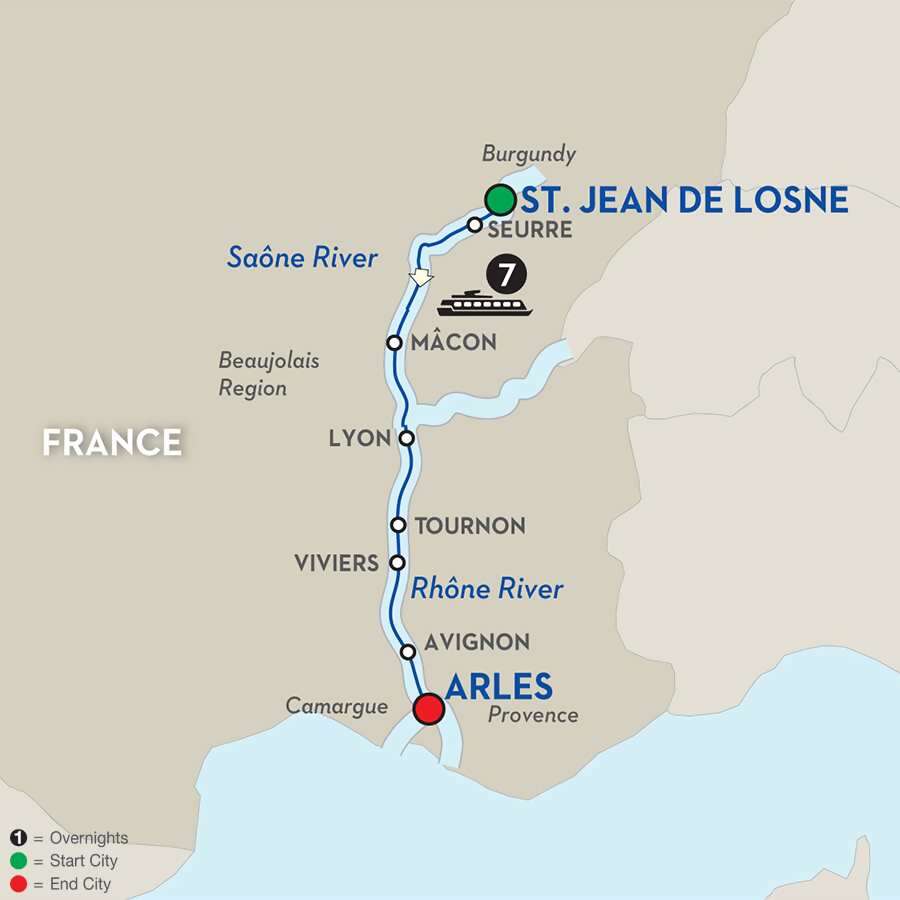 Burgundy & Provence for Wine Lovers - Cruise Only