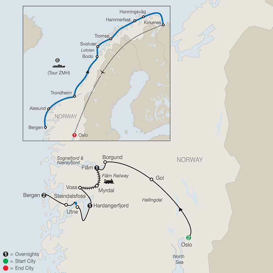 Best of Norway with Cruise