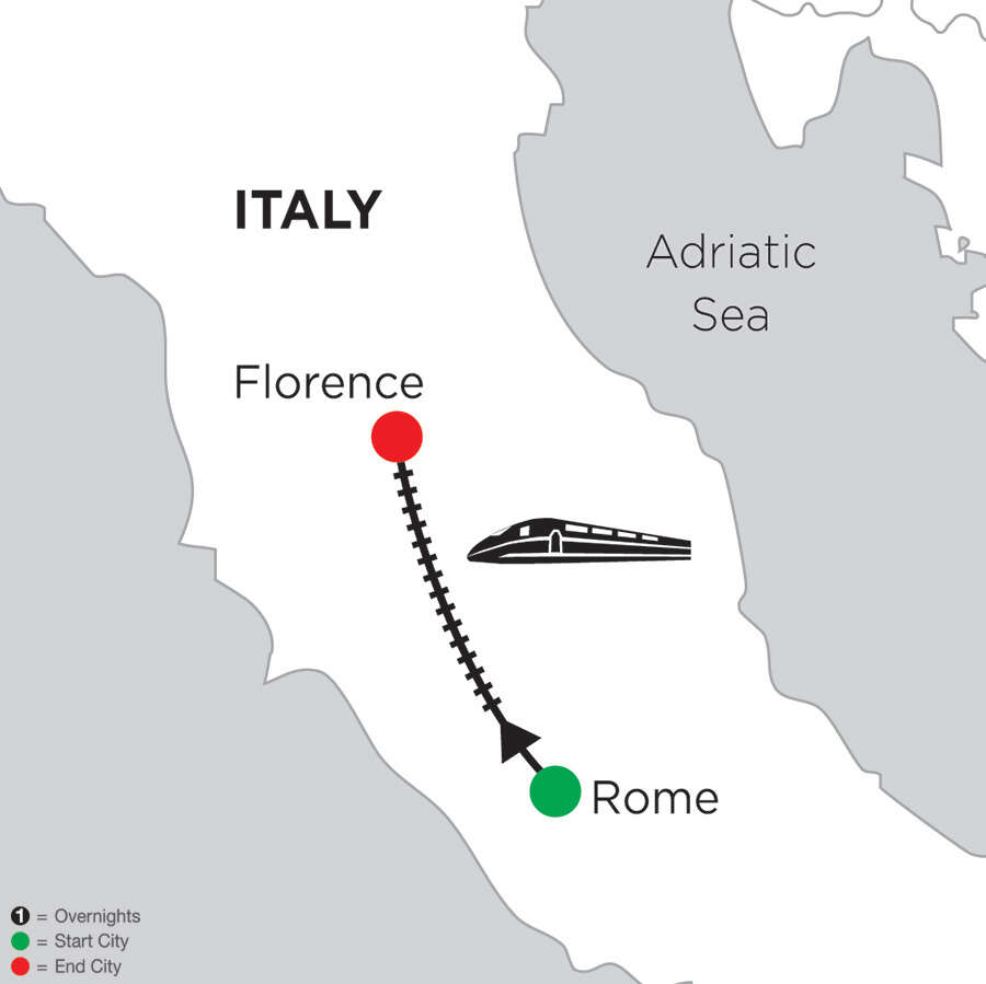 2 Nights Rome & 5 Nights Florence