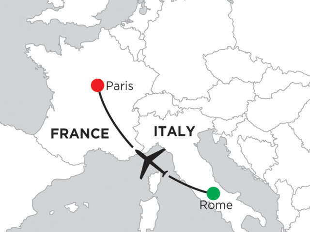 2 Nights Rome & 3 Nights Paris