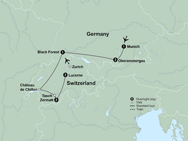Switzerland and Germany with Oberammergau Passion Play