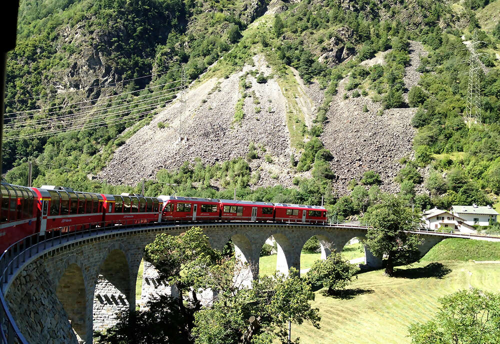 Alpine Lakes & Scenic Trains featuring cruises on Lake Como & Lake Maggiore and scenic trains in Switzerland & Italy