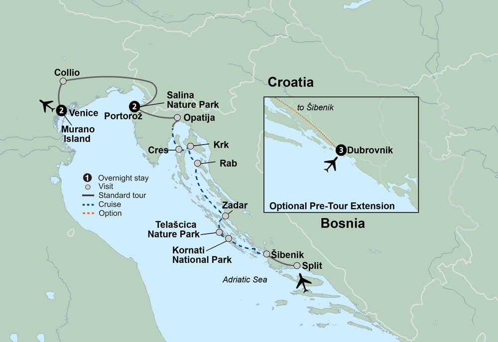 Venice and Croatian Islands Cruise