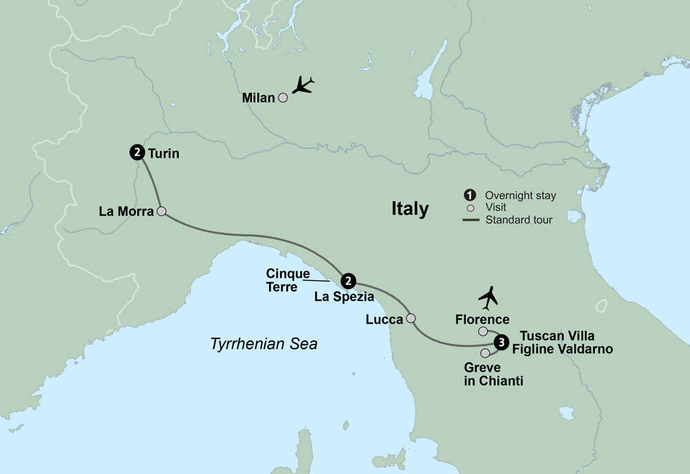 Tuscany and the Italian Riviera