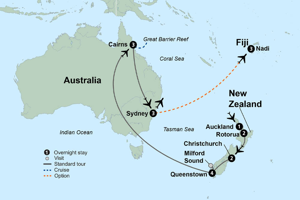 South Pacific Wonders including New Zealand's North Island