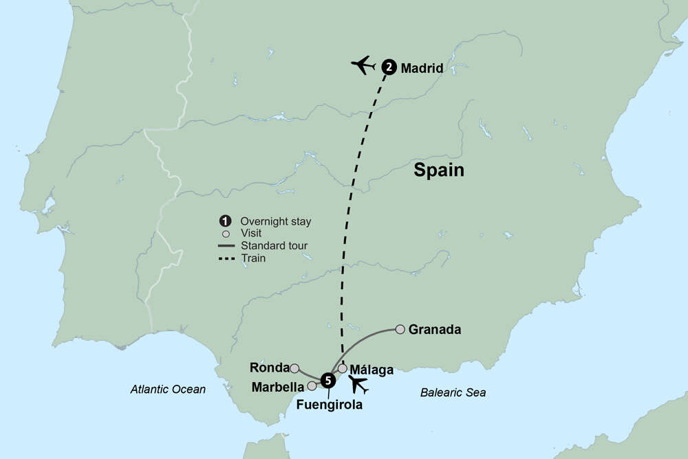 Spain's Costa del Sol & Madrid