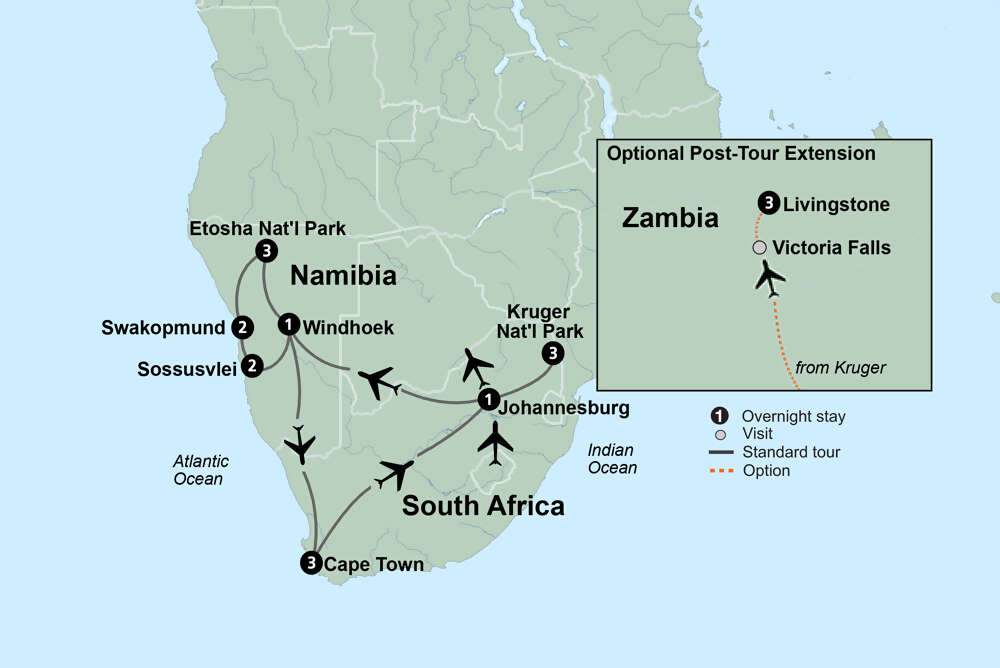 Namibia & South Africa: Epic Landscapes and Wildlife